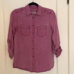 Express boyfriend button down